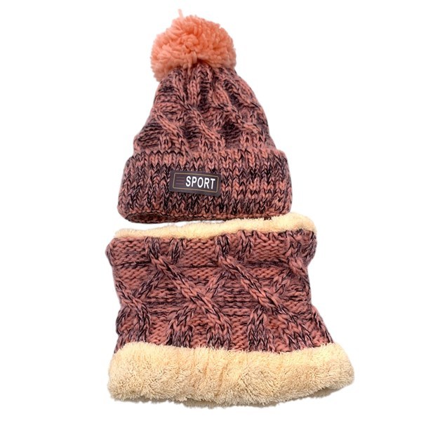 Imagen de Gorro de adulto, con bufanda cuello, forrados, varios colores
