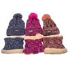 Imagen de Gorro de adulto, con bufanda cuello, forrados, varios colores