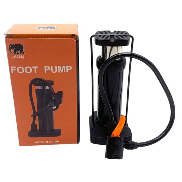 Imagen de Inflador manual de pie, 2 pases, en caja