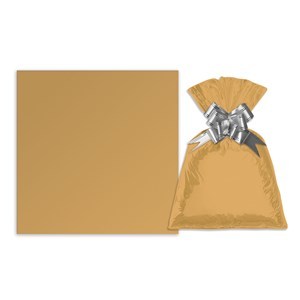 Imagen de Bolsa de regalo metalizado color liso mediana PACKx50