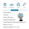 Imagen de Globo terráqueo 14cm, en caja