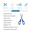 Imagen de Tijera punta roma 13cm, en sobre de PVC, varios colores