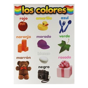 Imagen de Poster educativo, colores y números