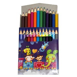 Imagen de Lápices 12 colores cortos, PACK x12