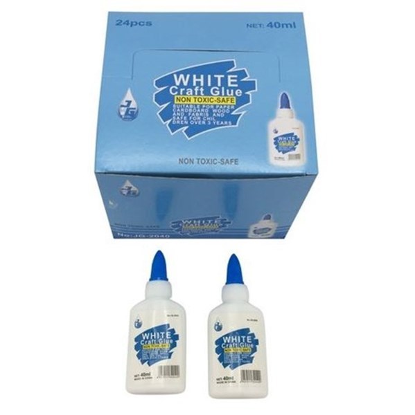 Imagen de Goma de pegar blanca 40ml, CAJA x24