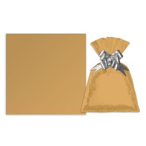 Imagen de Bolsa de regalo metalizado color liso mediana PACKx50