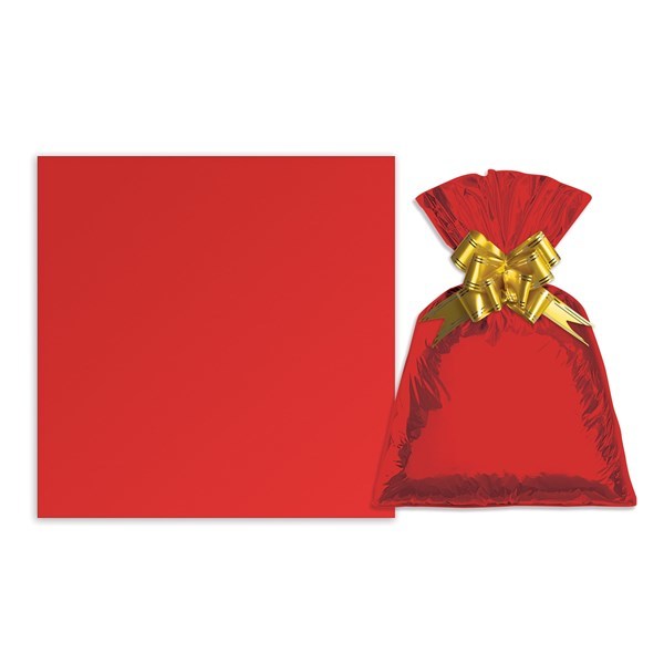 Imagen de Bolsa de regalo metalizado color liso mediana PACKx50