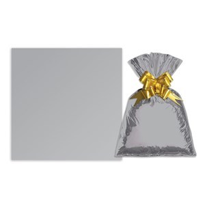 Imagen de Bolsa de regalo metalizado color liso mediana PACKx50