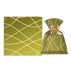 Imagen de Bolsa de regalo metalizado con diseño grande PACKx50