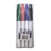 Imagen de Marcador de pizarra x4 punta redonda, en estuche PVC