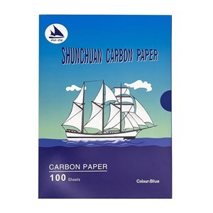 Imagen de Papel carbónico A4 azul, PACK x100