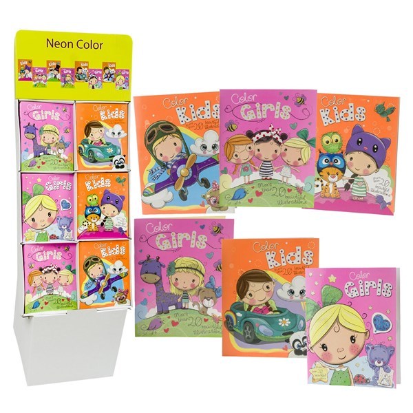 Imagen de Libro para colorear 24 páginas, 6 títulos