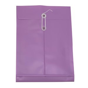 Imagen de Sobre de PVC con cierre de hilo, varios colores