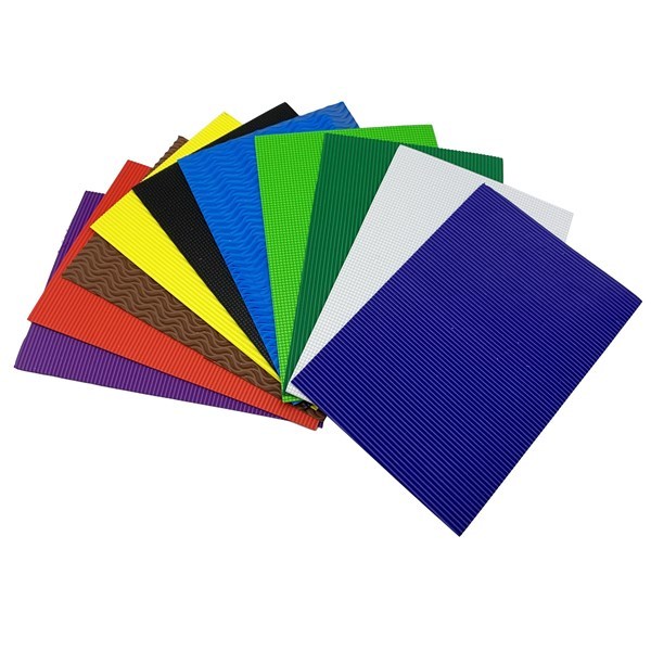 Imagen de Hojas A4, goma EVA corrugada, x10 colores