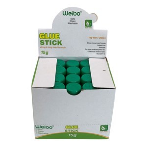 Imagen de Goma de pegar en barra, 15g CAJA x20, WEIBO