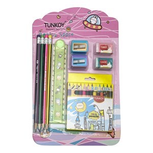 Imagen de Set escolar, 10 piezas, en blister