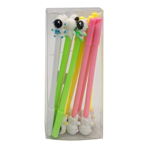Imagen de Lapicera gel negro astronauta, CAJA x12