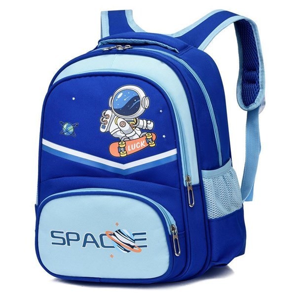 Imagen de Mochila infantil con bolsillo frontal y 2 laterales, varios diseños en bolsa