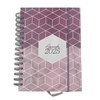 Imagen de Agenda 2025 tapa dura con espiral y elástico, varios diseños, en bolsa