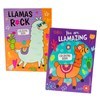 Imagen de Libro para colorear 80 páginas, LLAMAS, 2 títulos