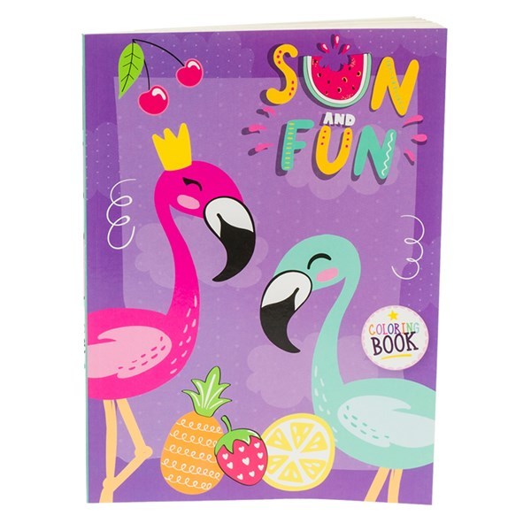 Imagen de Libro para colorear 80 páginas, FLAMENCOS, 2 títulos