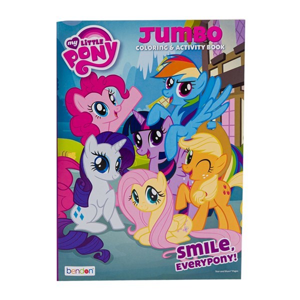 Imagen de Libro para colorear y actividades 80 páginas, MY LITTLE PONY, 2 títulos