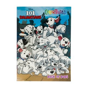 Imagen de Libro para colorear y actividades 80 páginas, 101 DÁLMATAS, 2 títulos