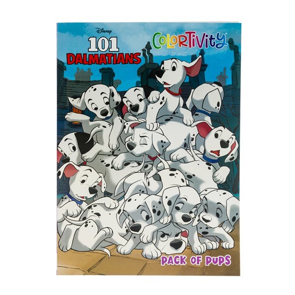 Imagen de Libro para colorear y actividades 80 páginas, 101 DÁLMATAS, 2 títulos