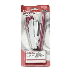 Imagen de Engrapadora 24/6 con grapas, en blister, varios colores