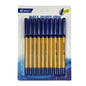 Imagen de Lapicera tinta azul x10, 7mm en blister