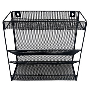 Imagen de Organizador archivador vertical de metal, 4 niveles puede ser para amurar en caja