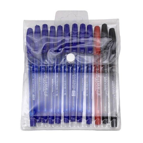 Imagen de Lapicera 1.0 de tinta x12, en bolsa de PVC, varios colores