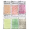 Imagen de Etiqueta para reforzar perforaciones, en bolsa, varios colores, PACKx12
