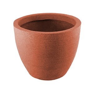Imagen de Maceta de plástico rotomoldeado, ancha textura rayas, mediana, varios colores