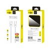 Imagen de Cable USB entrada y salida tipo C, varios colores, KLGO en caja