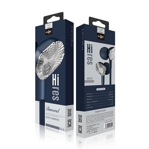 Imagen de Auriculares con cable auxiliar 3.5mm, varios colores, KLGO en caja
