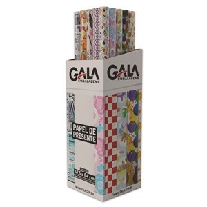 Imagen de Papel regalo CAJAx50 rollos de 2 hojas diseños surtidos infantiles