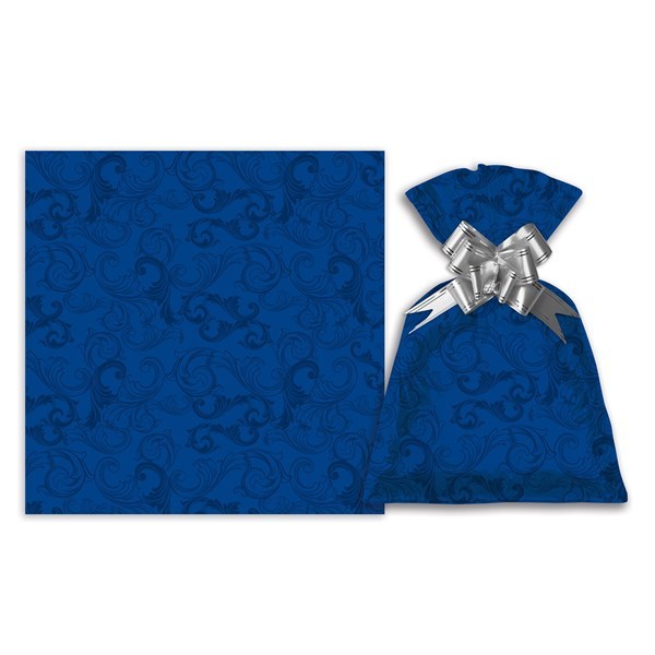Imagen de Bolsa de regalo metalizado símil velvet chica PACKx50