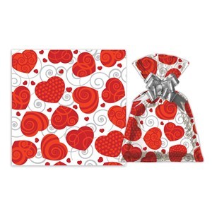 Imagen de Bolsa de regalo metalizado con diseño grande PACKx50