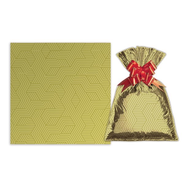 Imagen de Bolsa de regalo metalizado símil velvet chica PACKx50