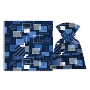 Imagen de Bolsa de regalo metalizado con diseño grande PACKx50