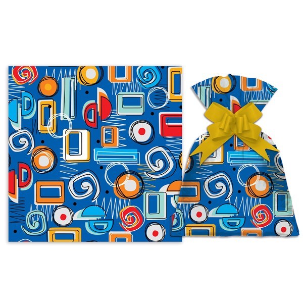 Imagen de Bolsa de regalo perlado con diseño mediana PACKx50