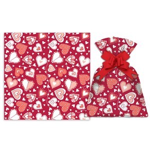 Imagen de Bolsa de regalo perlado con diseño mediana PACKx50