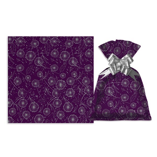 Imagen de Bolsa de regalo metalizado con diseño grande PACKx50