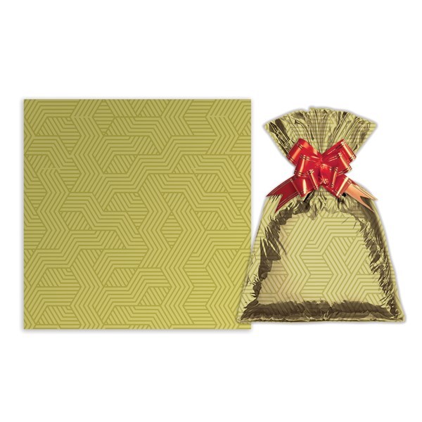Imagen de Bolsa de regalo metalizado símil velvet grande PACKx50