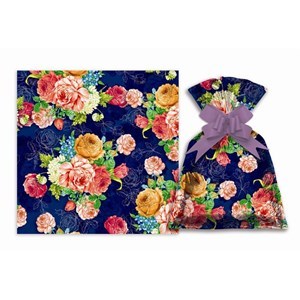 Imagen de Bolsa de regalo metalizado con diseño mediana PACKx50