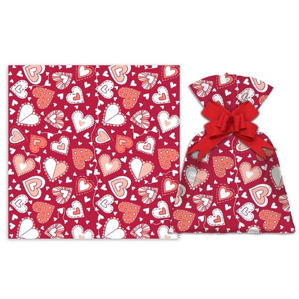 Imagen de Bolsa de regalo perlado con diseño chico PACKx50