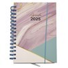 Imagen de Agenda 2025 tapa dura con espiral con elástico, varios diseños, en bolsa