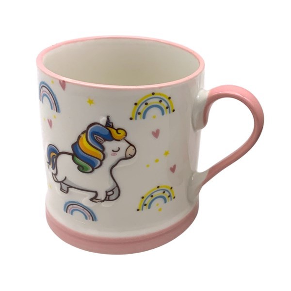 Imagen de Taza de loza 400ml, varios diseños unicornios
