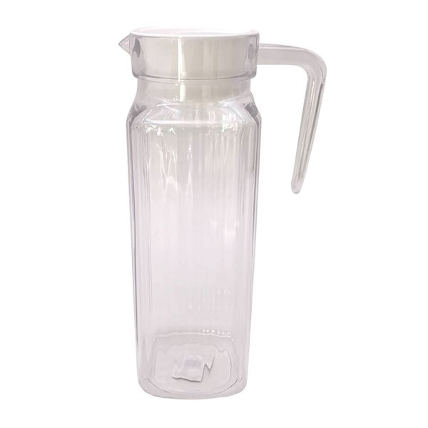 Imagen de Jarra de plástico con tapa, 1.3L, en bolsa